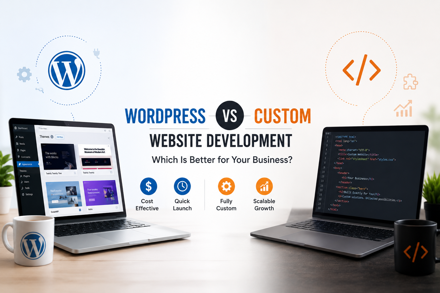 WordPress vs Custom Website: Which Is Better for Your Business?