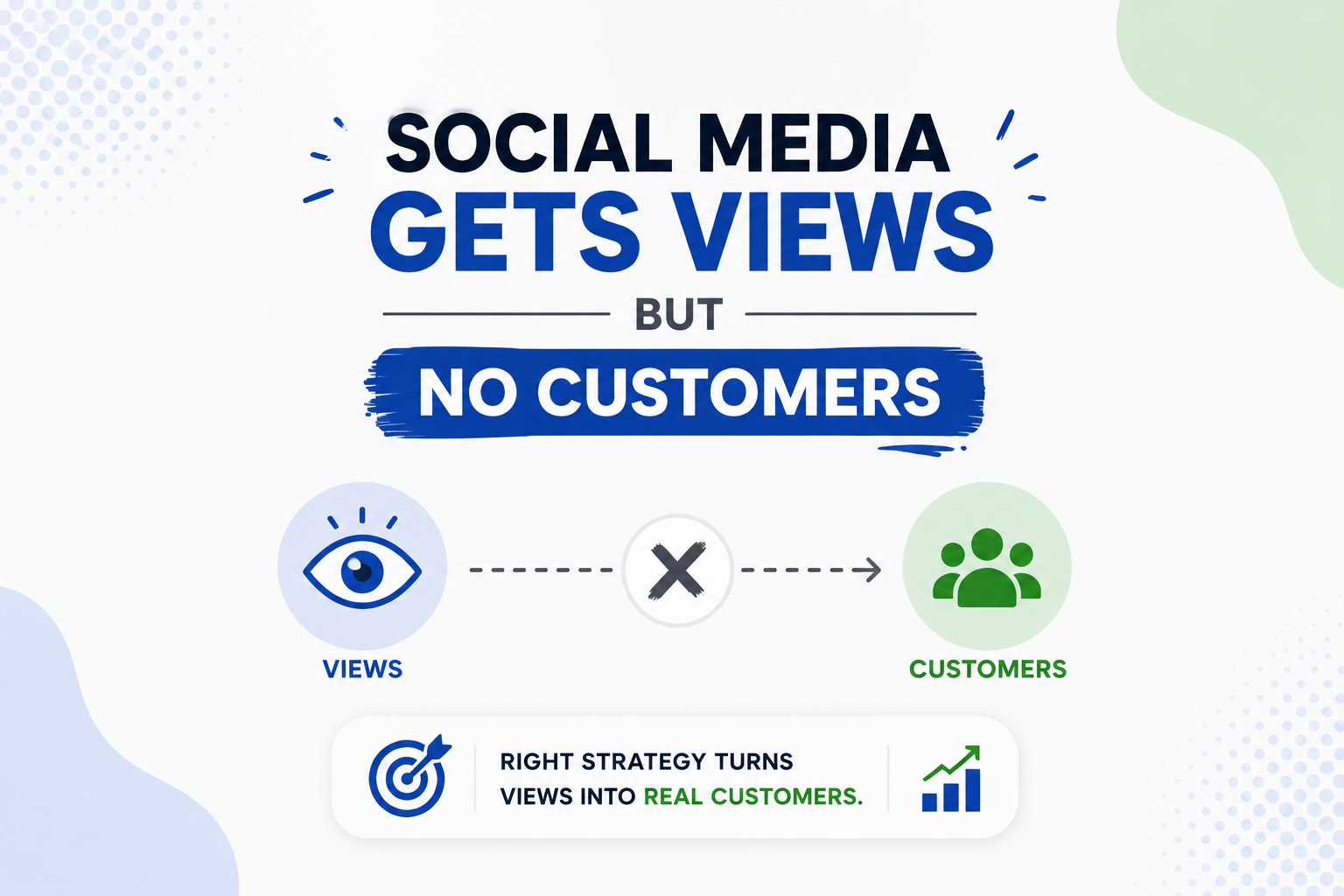 Why Your Business Social Media Gets Views but No Customers